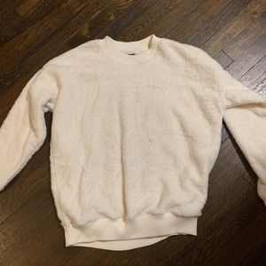 Aerie Furry Crewneck Pullover size M